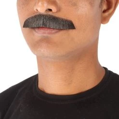HPO Men's Synthetic Hair Mustache Cosplay Facial Hair