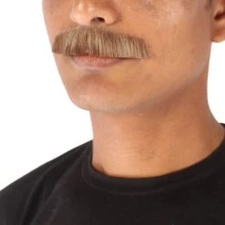 HPO Men's Synthetic Hair Mustache Cosplay Facial Hair
