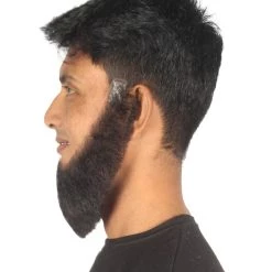 HPO Adult Men's Chin Curtain Style Long Beard Set