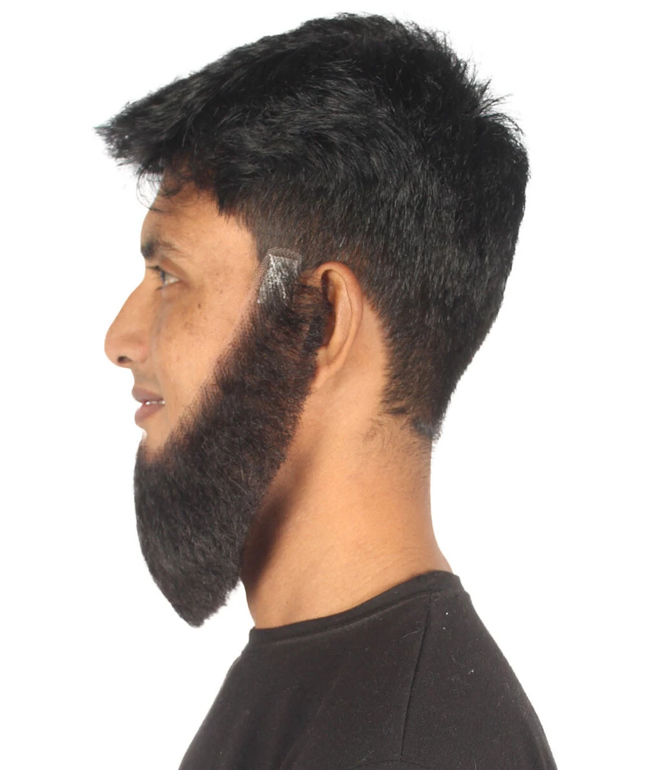 HPO Adult Men's Chin Curtain Style Long Beard Set