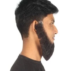 HPO Adult Men's Chin Curtain Style Long Beard Set