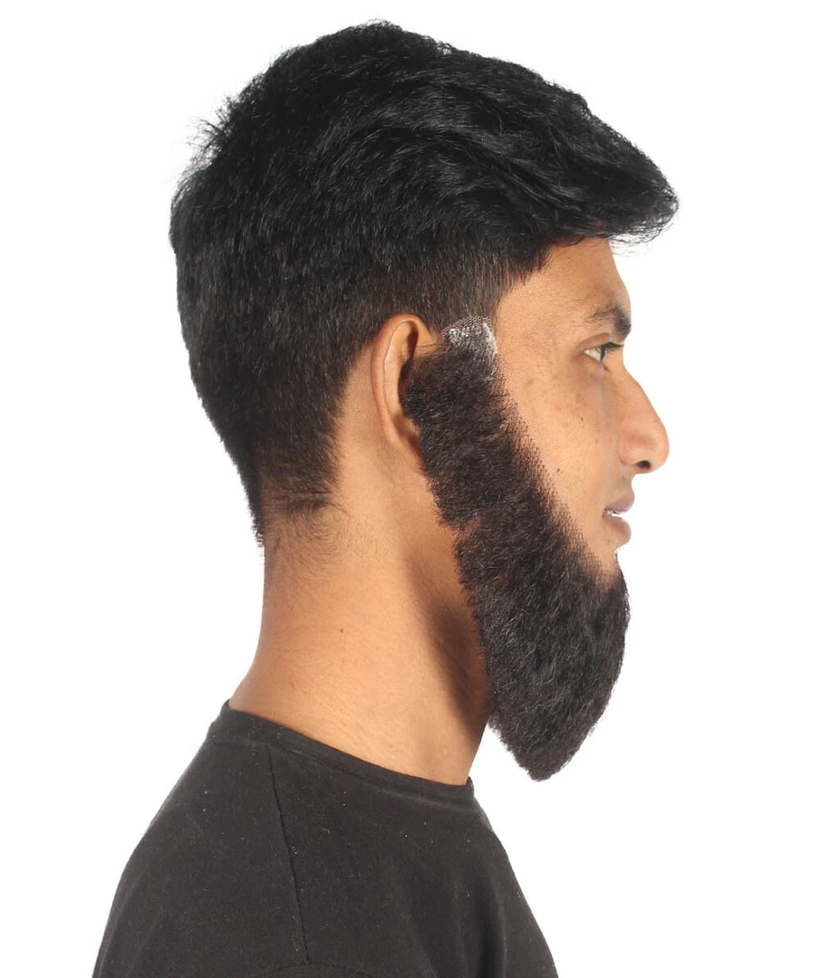 HPO Adult Men's Chin Curtain Style Long Beard Set