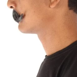 HPO Adult Men's Fake Imperial Human Hair Mustache | Multiple Color Options