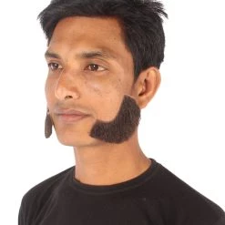 HPO Adult Men's Fake Facial Hair Mutton Chops Side Burns Set | Multiple Colors