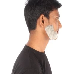 HPO Adult Men's Fake Facial Hair Mutton Chops Side Burns Set | Multiple Colors