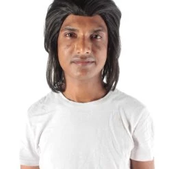 Adult Men's 13" Inch Medium Length Halloween Cosplay Hitman Costume Wig, Synthetic Soft Fibers, Perfect For Your Next Dark Arts Teacher Look! | HPO