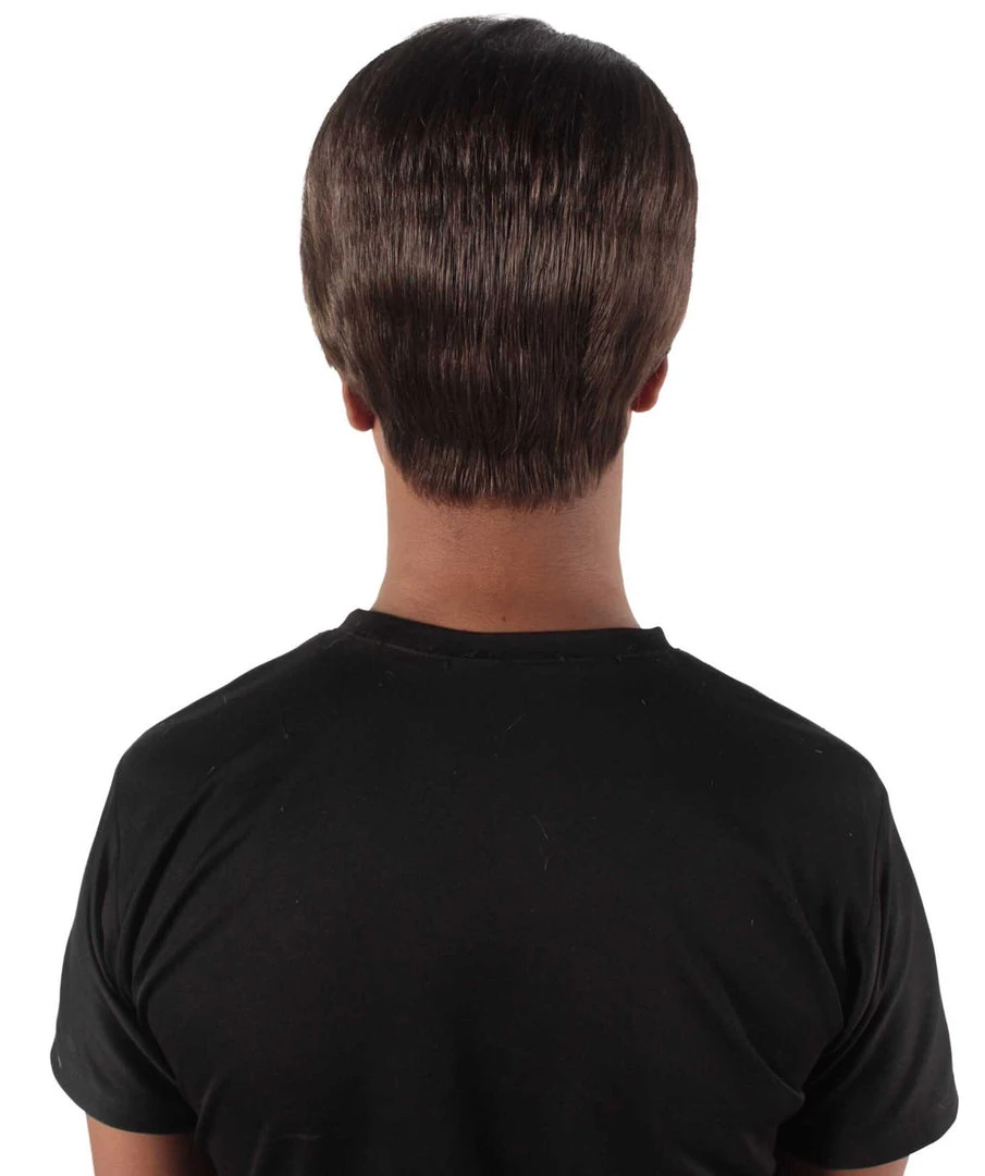 HPO Adult Men's Light Brown Dark Blonde Highlights Stefon Wig With Sideburns
