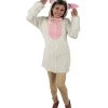 HPO Adult Women's White And Pink Dress Sheep Costume Bundle