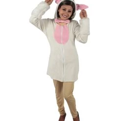 HPO Adult Women's White And Pink Dress Sheep Costume Bundle