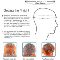 HPO Adult Men's Light Brown Dark Blonde Highlights Stefon Wig With Sideburns