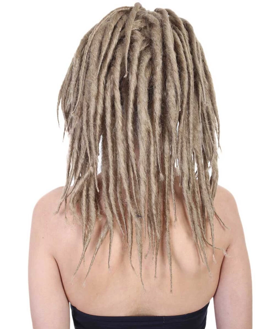 HPO Adult Women's Deluxe Brown Dreadlocks Wig