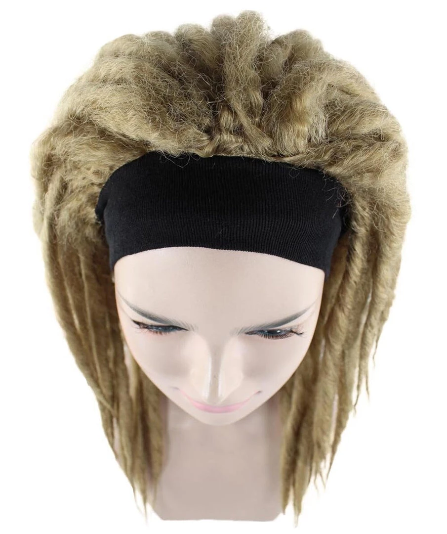 HPO Adult Women's Deluxe Brown Dreadlocks Wig