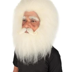 HPO Adult Unisex Christmas Side/Back Lace Front Santa Wig And Beard