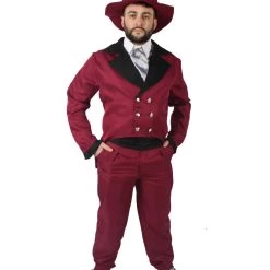 HPO Adult Men's Red Ringmaster Costume Bundle | Multiple Size Options