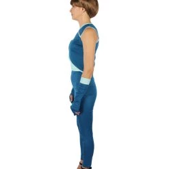 HPO Adult Women's Blue Last Dragon Warrior Costume Bundle