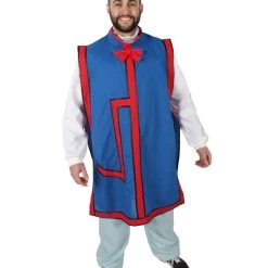 HPO Adult Men's Hunter X Anime Blue Tabard Costume