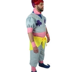 HPO Adult Men's Hunter X Blue Costume Pink Bands & Yellow Sash