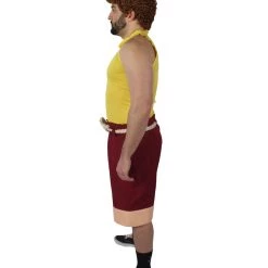 HPO Adult Men's Sea Monster Animated Movie Yellow Tank Top Costume Bundle