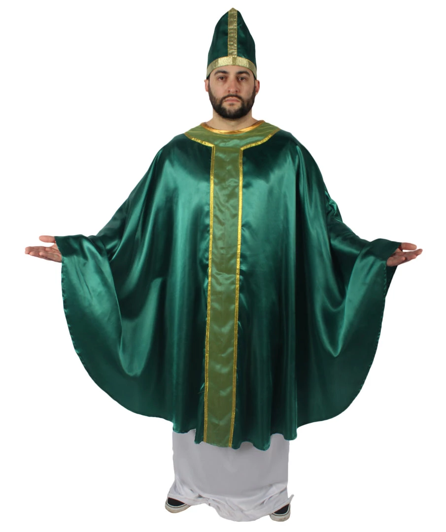 HPO Adults Men's St Patrick's Day Celebration Costume And Green Hat