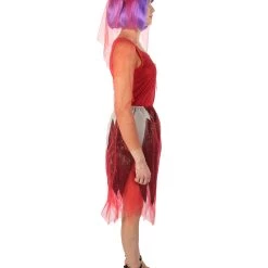 HPO Adult Women's Corpse Bridal Red Dress Animated Movie Costume