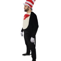 HPO Adult Men's Cat Hat Jumpsuit Costume