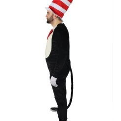 HPO Adult Men's Cat Hat Jumpsuit Costume