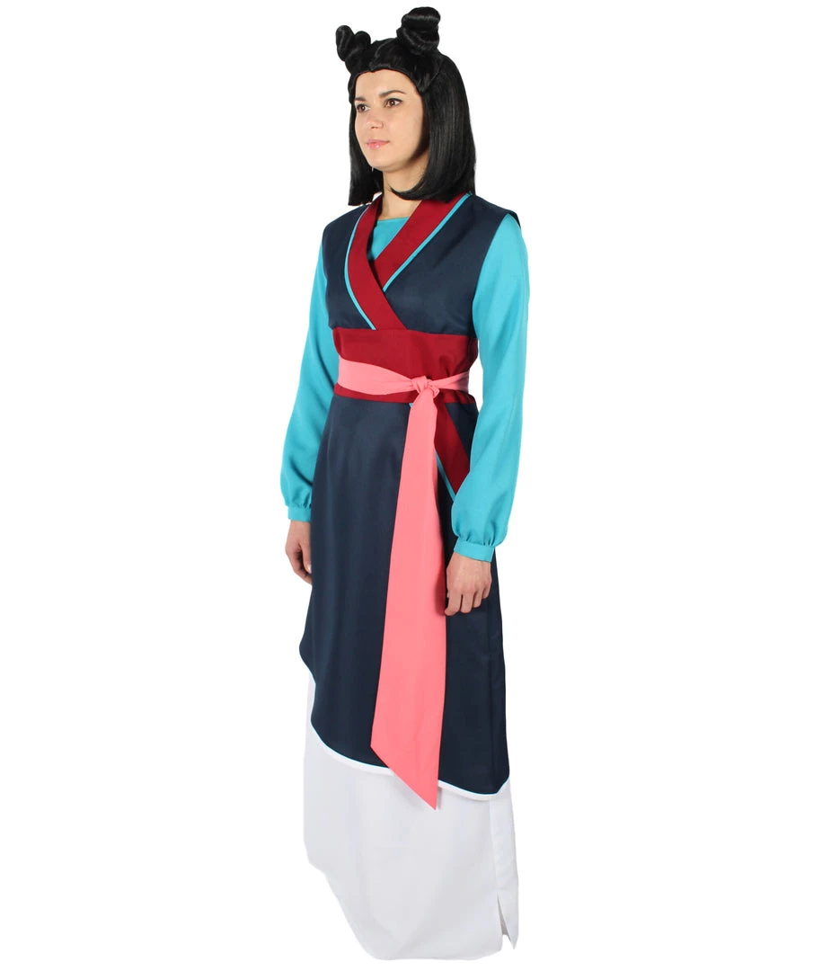 HPO Adult Women's Chinese Warrior Hanfu Costume