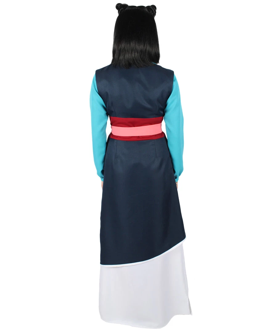 HPO Adult Women's Chinese Warrior Hanfu Costume