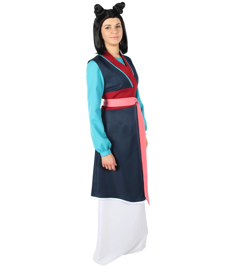 HPO Adult Women's Chinese Warrior Hanfu Costume
