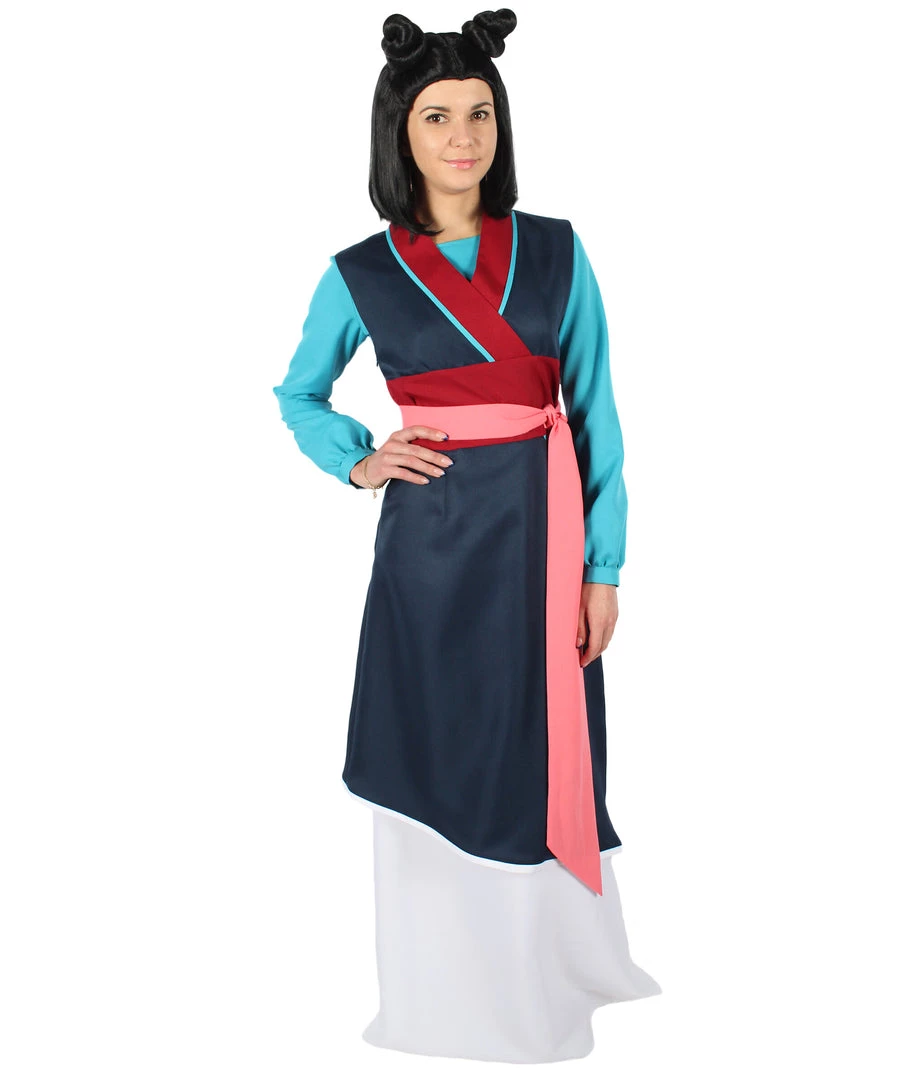 HPO Adult Women's Chinese Warrior Hanfu Costume