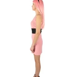 HPO Adult Women's Pink Blossom Superhero Cartoon Costume