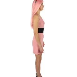 HPO Adult Women's Pink Blossom Superhero Cartoon Costume