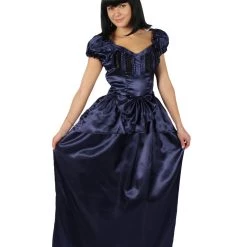HPO Adult Women's Navy Blue Lady Manor Ballroom Costume