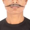 HPO Men's Human Hair Mustache Cosplay Facial Hair