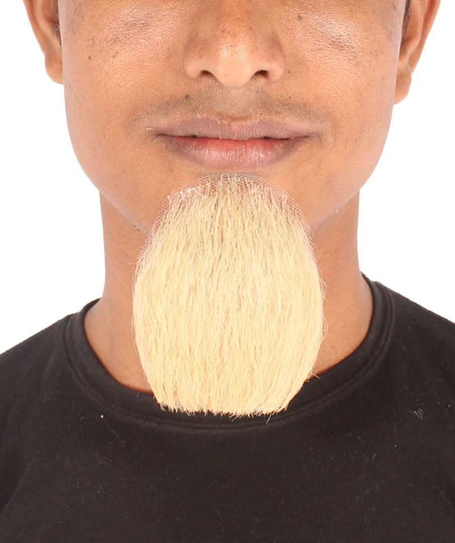 HPO Men's Goatee Synthetic Fiber With Human Hair Blend Beard