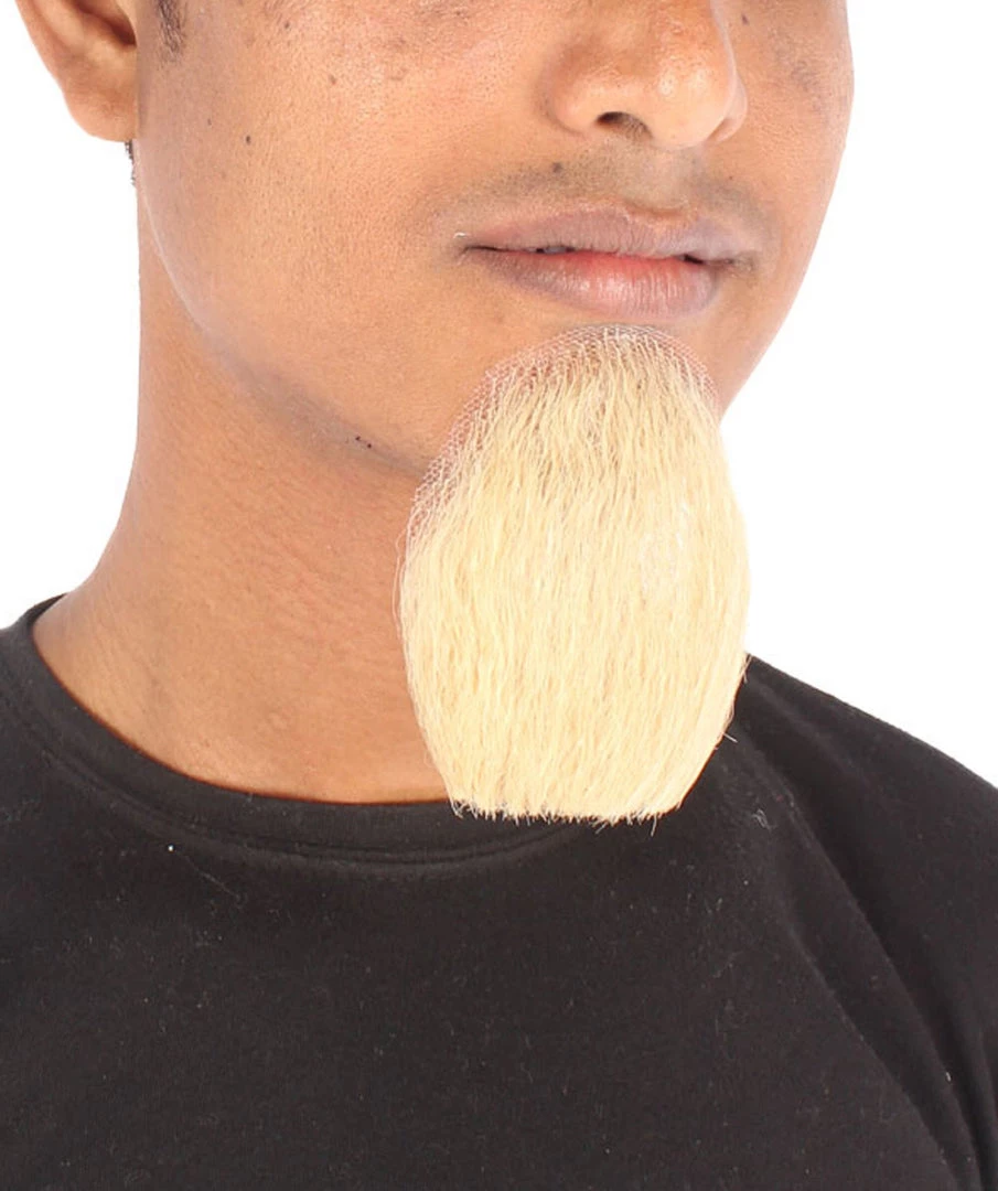 HPO Men's Goatee Synthetic Fiber With Human Hair Blend Beard