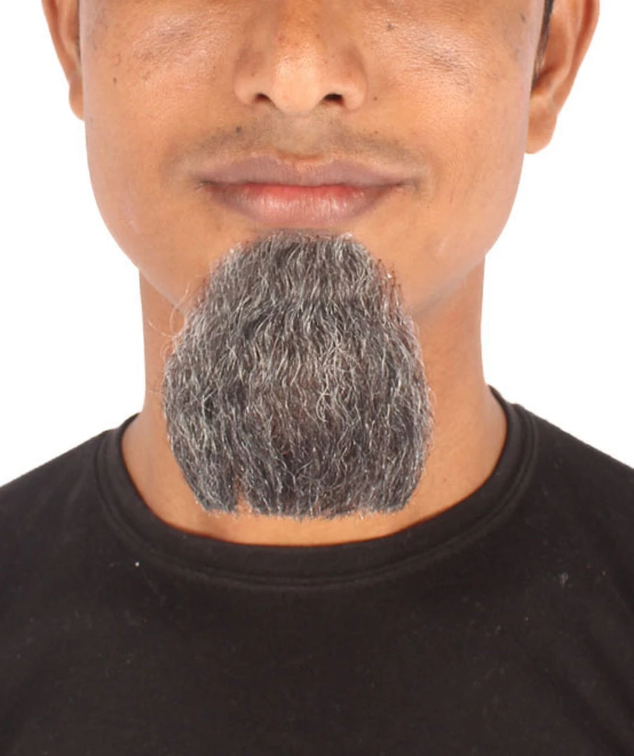 HPO Men's Goatee Synthetic Fiber With Human Hair Blend Beard