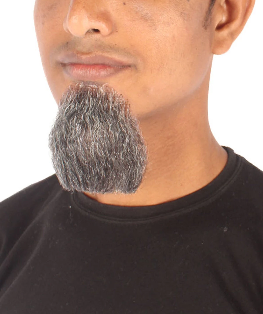 HPO Men's Goatee Synthetic Fiber With Human Hair Blend Beard