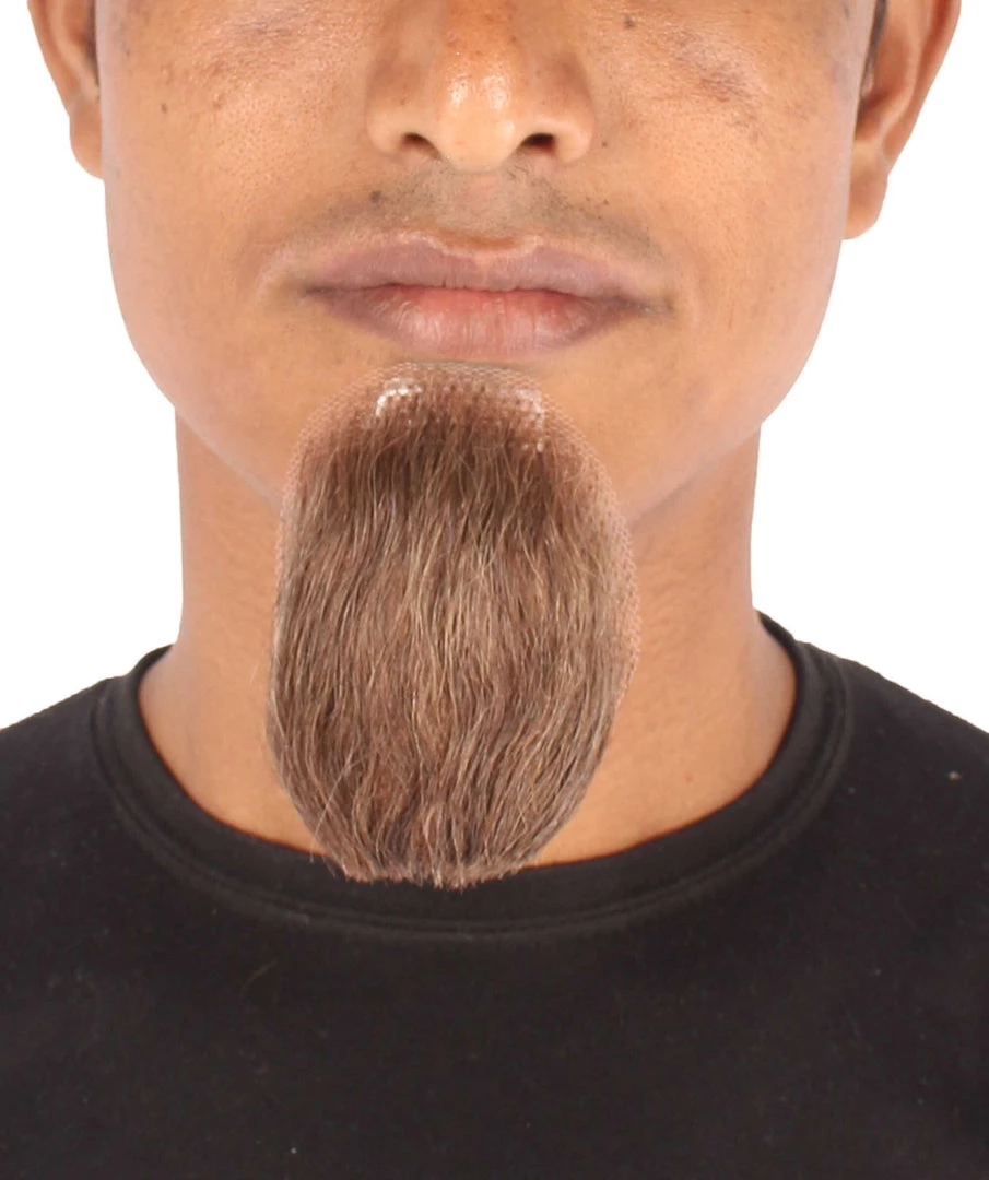 HPO Men's Goatee Synthetic Fiber With Human Hair Blend Beard