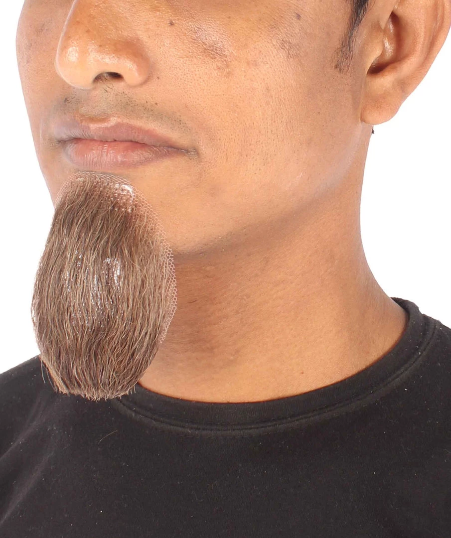 HPO Men's Goatee Synthetic Fiber With Human Hair Blend Beard