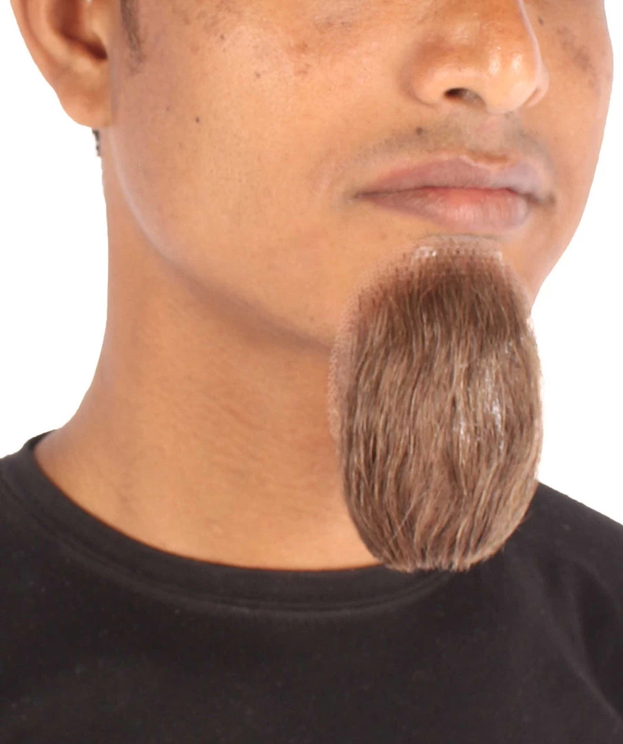 HPO Men's Goatee Synthetic Fiber With Human Hair Blend Beard