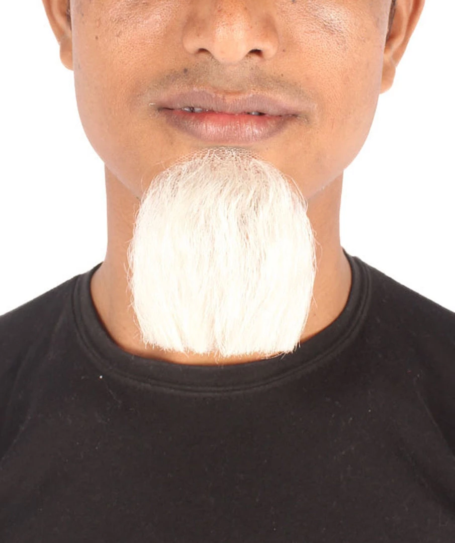 HPO Men's Goatee Synthetic Fiber With Human Hair Blend Beard