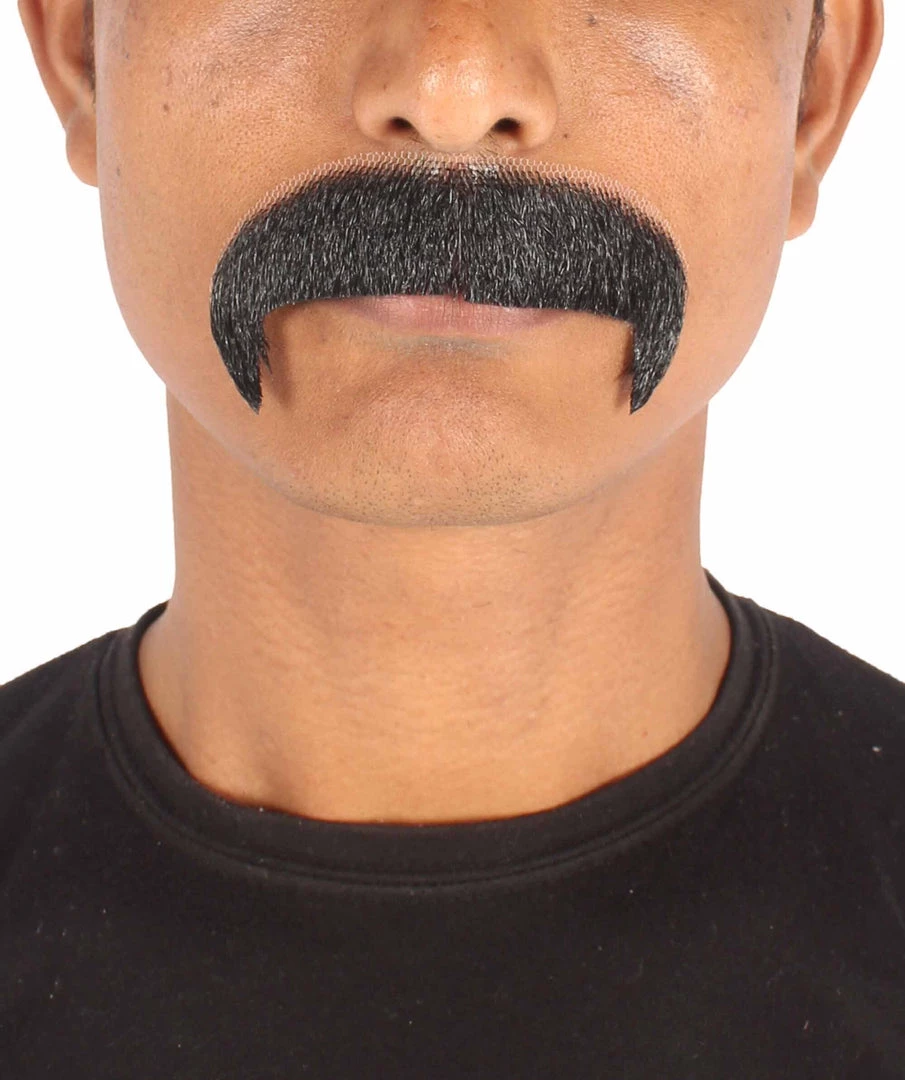HPO Adult Men's Synthetic Hair Fake Mustache Cosplay Facial Hair | HPO