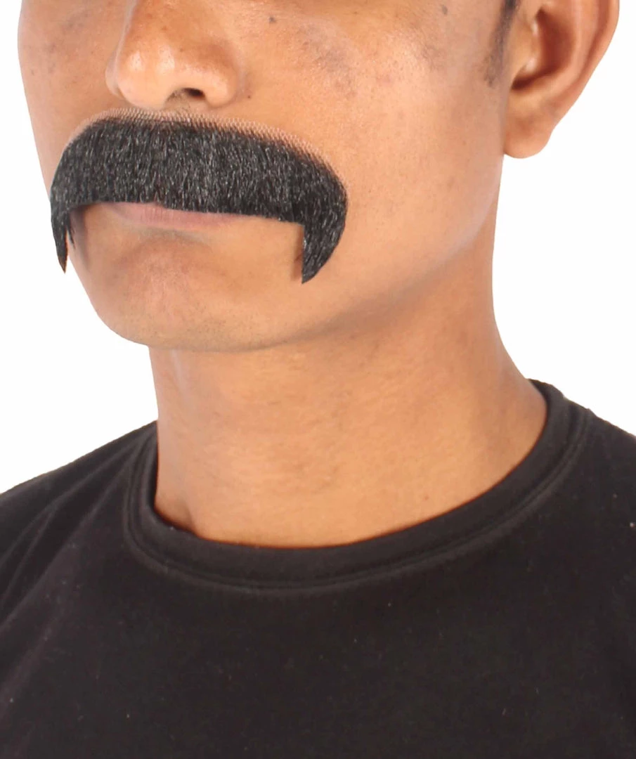 HPO Adult Men's Synthetic Hair Fake Mustache Cosplay Facial Hair | HPO