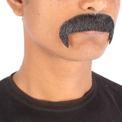 HPO Adult Men's Synthetic Hair Fake Mustache Cosplay Facial Hair | HPO
