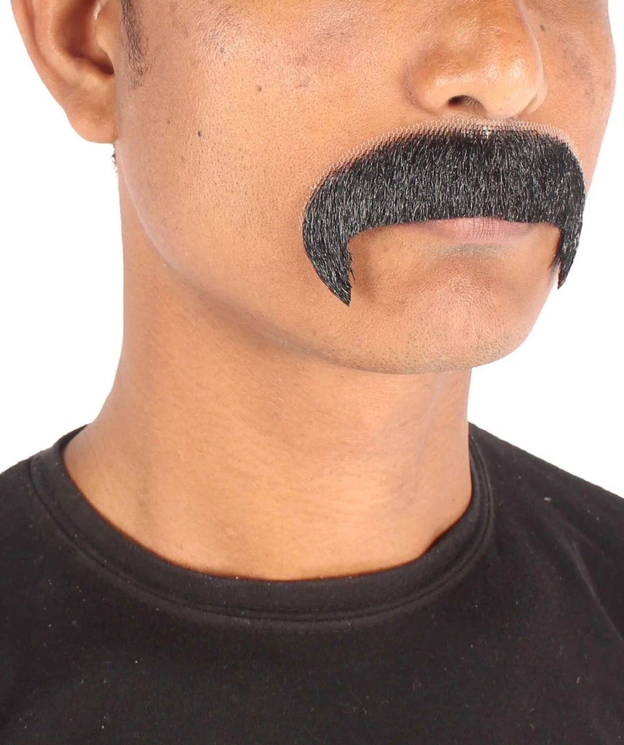 HPO Adult Men's Synthetic Hair Fake Mustache Cosplay Facial Hair | HPO