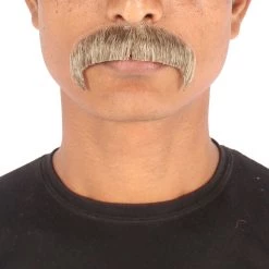 HPO Adult Men's Synthetic Hair Fake Mustache Cosplay Facial Hair | HPO