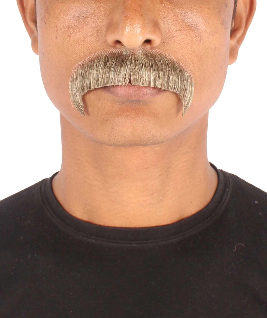 HPO Adult Men's Synthetic Hair Fake Mustache Cosplay Facial Hair | HPO