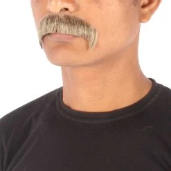 HPO Adult Men's Synthetic Hair Fake Mustache Cosplay Facial Hair | HPO