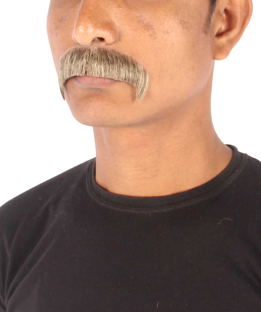 HPO Adult Men's Synthetic Hair Fake Mustache Cosplay Facial Hair | HPO